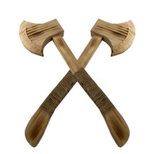木质小神斧刀剑模型玩具景区热销工艺品木斧头开山斧舞台表演COS