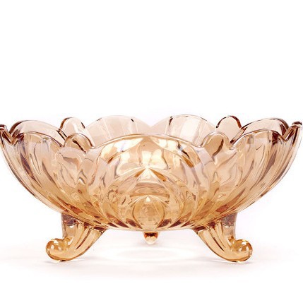 Plato de fruta hogar sala de estar placa de vidrio europeo simple hogar nuevo cristal mesa de café plato de fruta caramelo melón semillas placa