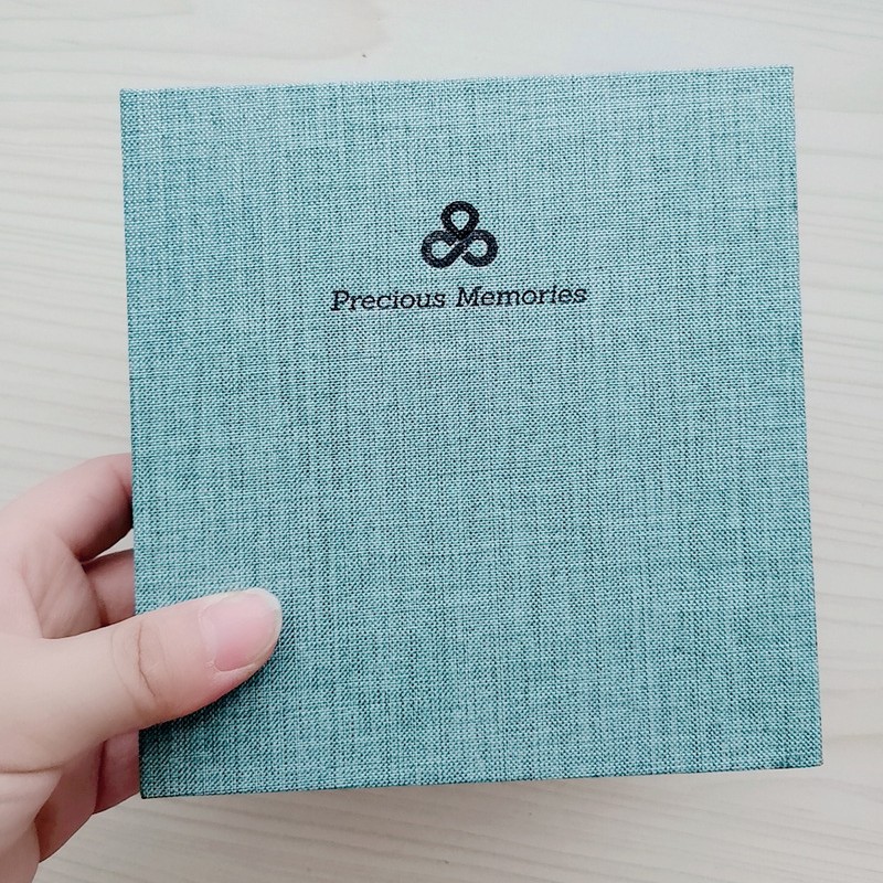 Al por mayor elegante de algodón y lino de hojas sueltas álbum de PP álbum de cine boleto de almacenamiento postal de 3 pulgadas de 5 pulgadas