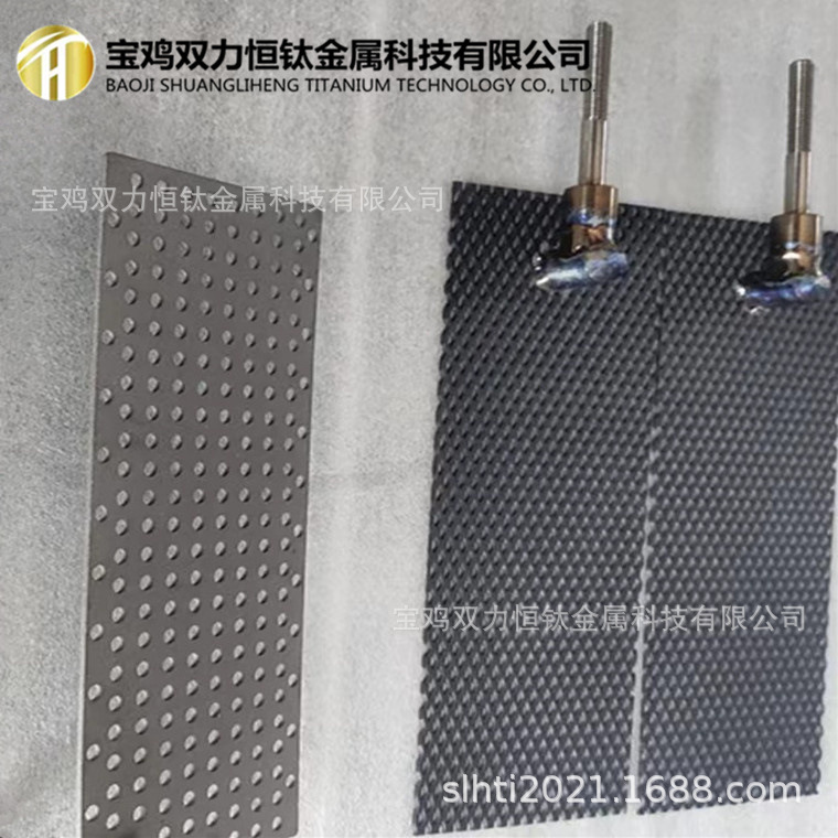 宝鸡厂家供应铂金系列钛电极片 电极环 各种规格