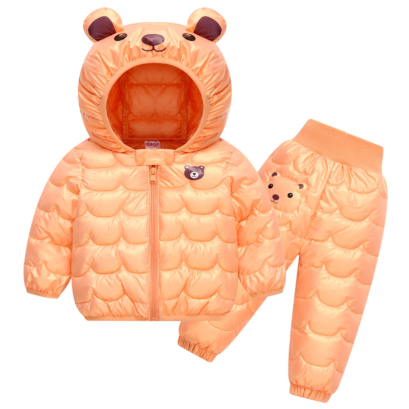 Chaqueta acolchada de algodón para niños y niñas Otoño e Invierno chaqueta acolchada de algodón engrosada ligera chaqueta acolchada de algodón para bebés