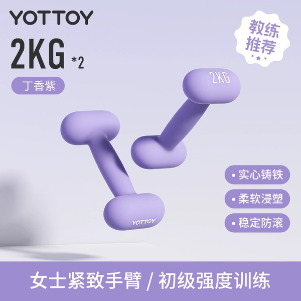 Upgraded Capsule Model-Lilac Purple-2kg*2 (Ladies Slimming Arm Exercise/Elementary Strength Training)