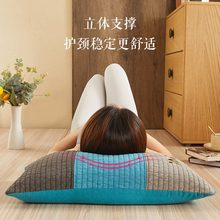 9V9B荞麦枕头韩式成人加大加厚硬枕芯大人护颈椎枕学生单人
