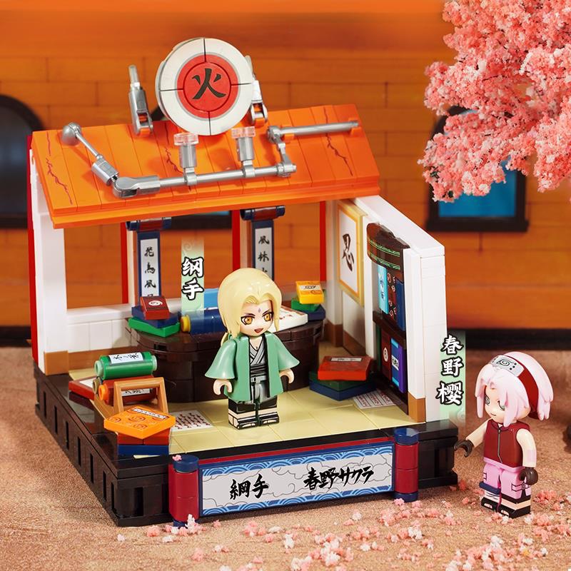 Naruto Third-Party High Building Blocks Minifigures Naruto Sasuke Kakashi Obito Assembled Toys
