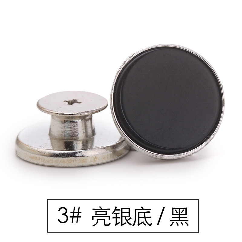 Botón de los pantalones vaqueros botón de la cintura ajustable desmontable modificación de la cintura artefacto redondo hebilla de metal pantalones fijos