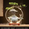 [40雨帘流水灯圈摆件（钱兔似锦）]