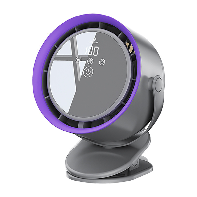 Mijia APP クリップファンに接続済み家庭用 USB 充電デジタルディスプレイタッチテーブルインバーターサイクル小型ファン|undefined