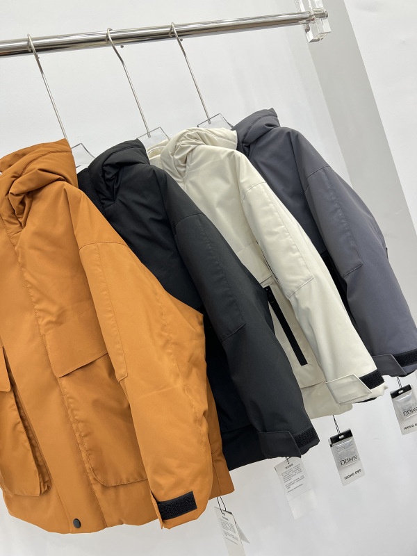 韩国儿童羽绒服冬季新款工装派克男女童加厚连帽中大童冲锋衣外套|undefined