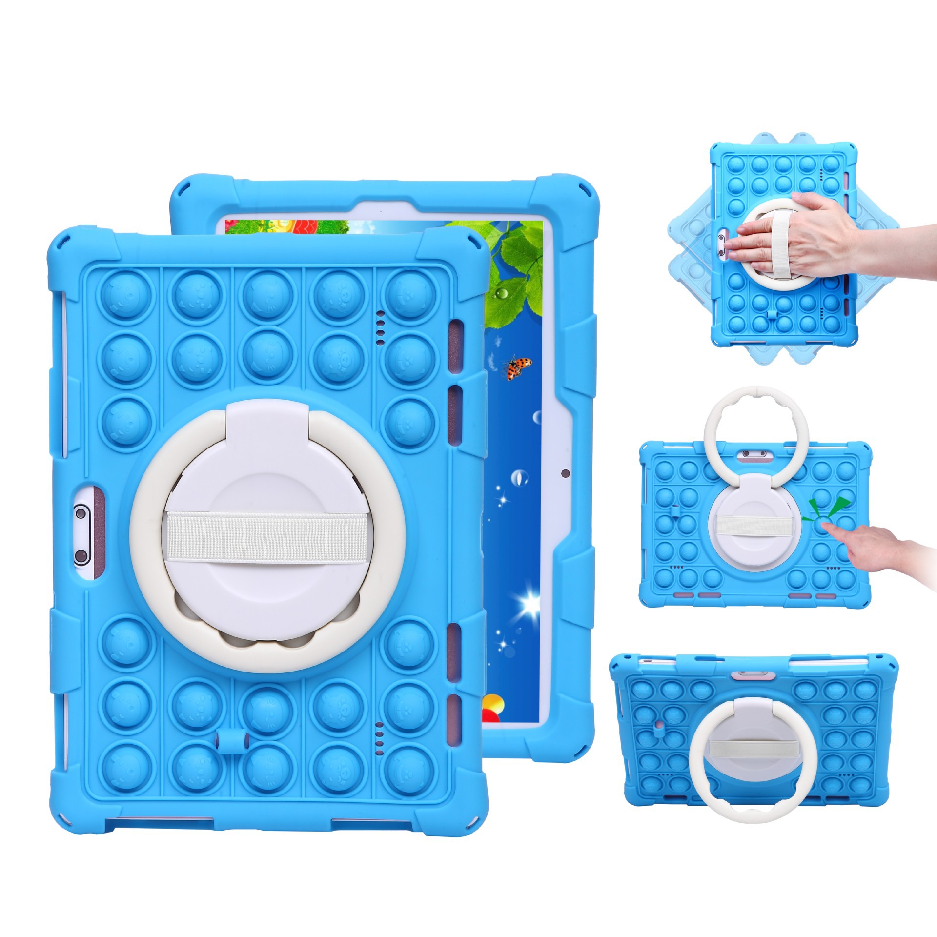 Suitable for Cube Iplay20S/20P Tablet Protective Case 10.1inch Cartoon Bubble Silicone Case