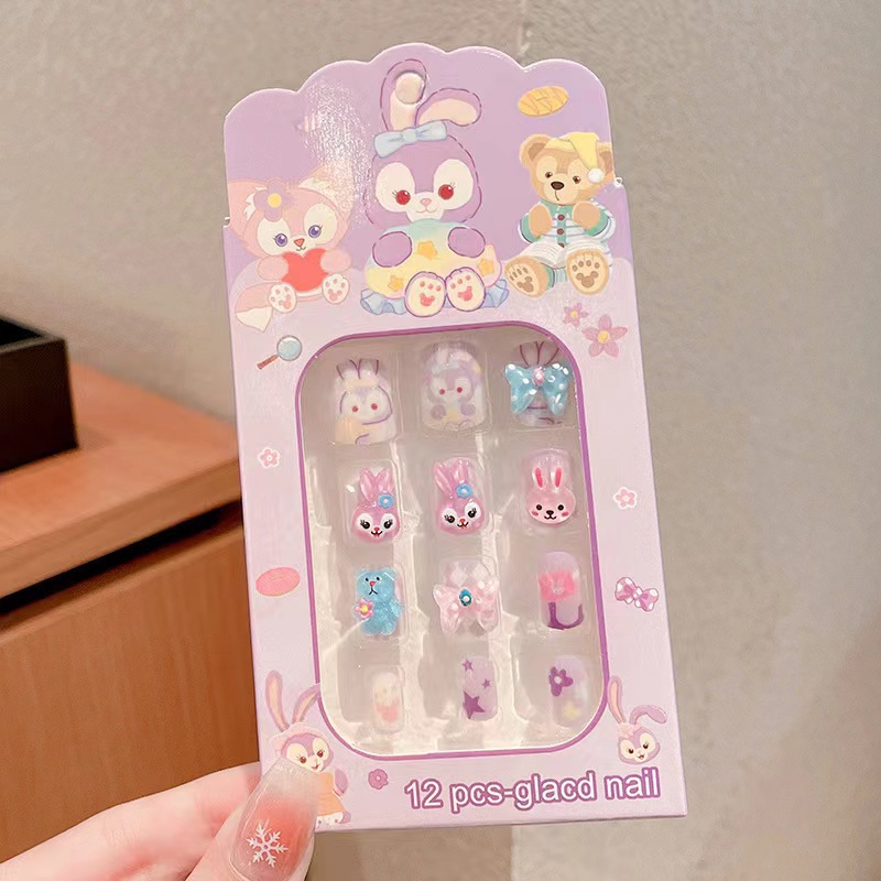 Adorable Sanrio pegatinas de uñas para niños con uñas exquisitas Kolomi Melaty pegatinas de uñas parches de uñas image 14
