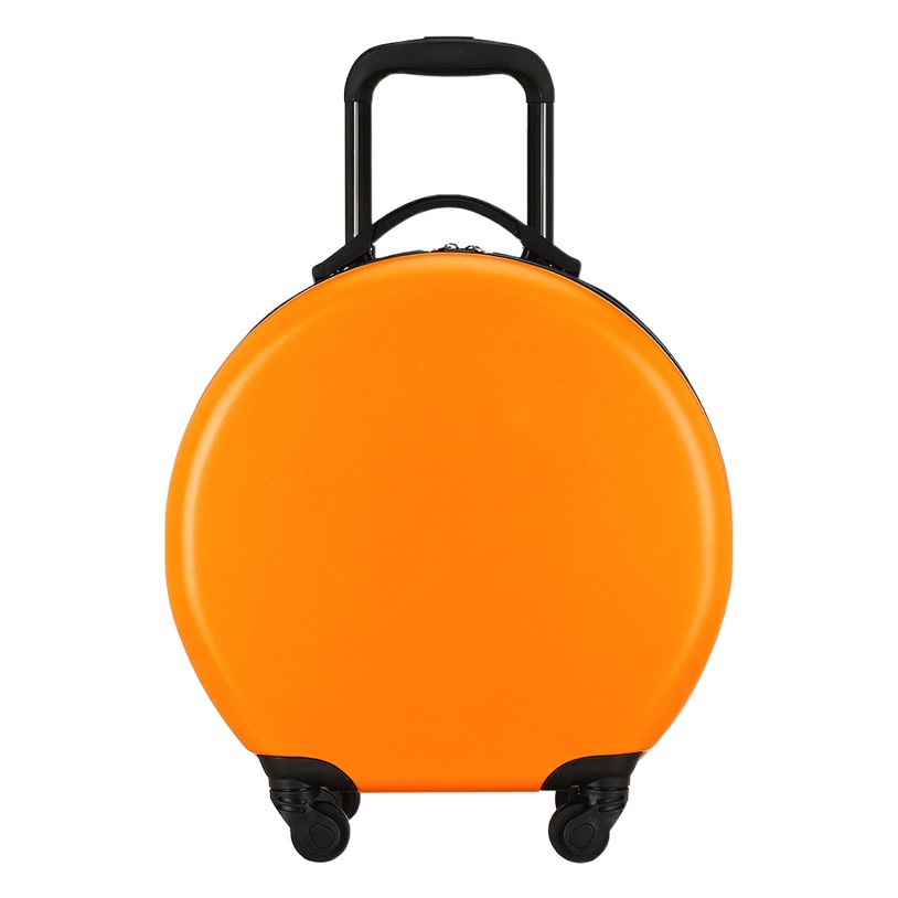 Round Children's Suitcase, Cartoon Fashion Gift Box, Trolley Case, Combination Lock, Universal Wheels, Carry-On Luggage, Can Be Printed with Logo