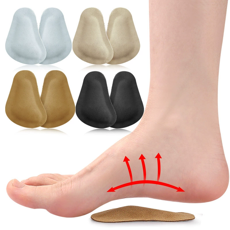 Подушечка для передней части стопы из воловьей кожи, подушечка половинного размера, Женская обезболивающая утолщенная Подушечка Для стопы, стельки половинного размера, мужские высокие каблуки, верхняя часть стопы