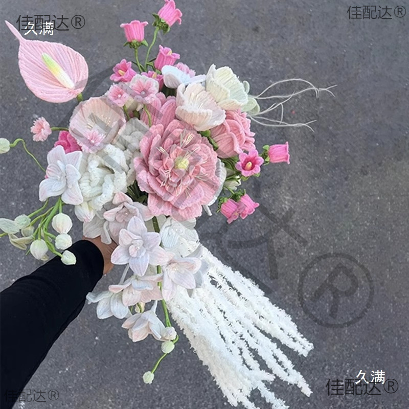 ツイストスティックブーケ手作りひまわりハンドヘルド素材パッケージ婚約証明書親友ガールフレンド誕生日|undefined