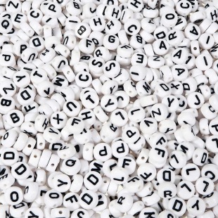 4*7MM������Ӣ�� ��ĸ�� �׼Ӻ�����ɢ�鴮�����x���DIY�Ʒ���