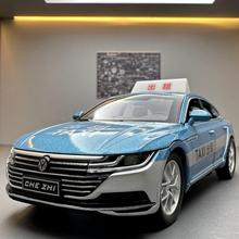 车致合金车模1:32大众CC出租车发声灯光回力玩具汽车模型摆件收藏