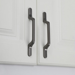 Nordic light luxury extended golden cabinet wardrobe handle gray shoe cabinet furniture small round single hole handle