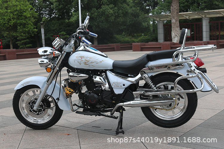Storm Prince Motorcycle 200cc Fuel-Saving Retro Harley Prince Cruiser Street Bike