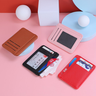 2022 New Saffiano Card Bag Women's Multi-Card Simple Fashion Classic Solid Color Coin Purse Women's ins