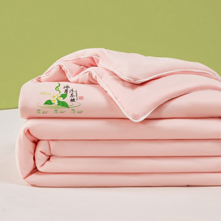 Dropshipping Little Apple Home Textile Factory Store Main Store New Ice Extract Herbal Tea Quilt Quilt Core Pink Jade Internet Celebrity