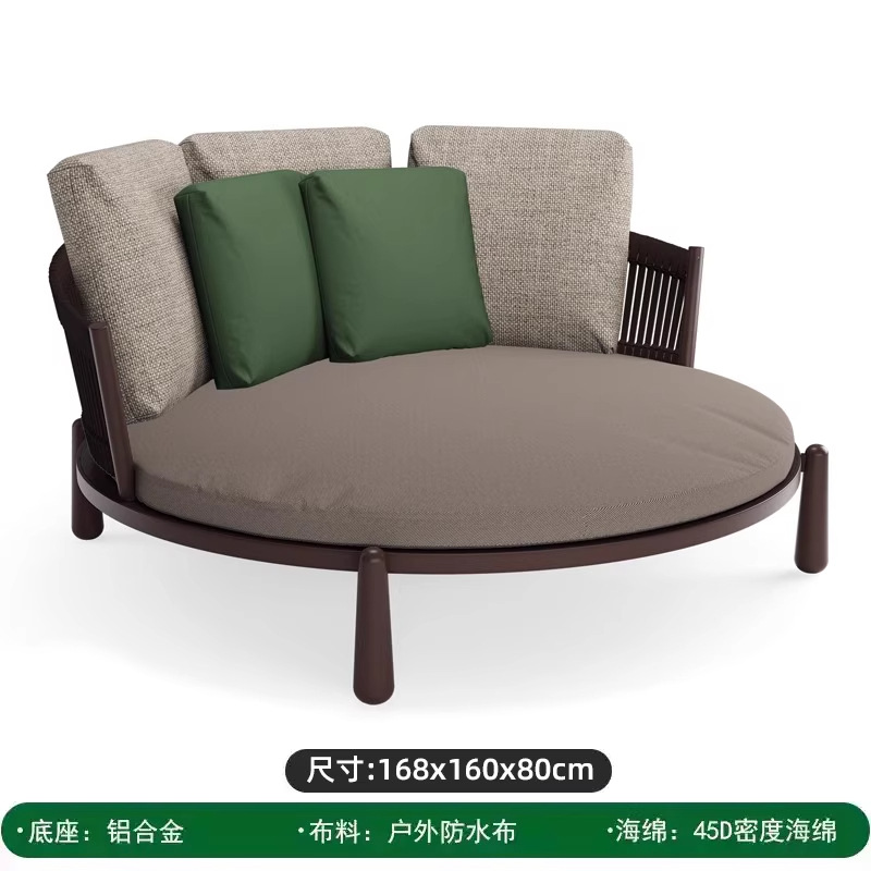 Cama tumbada (aleación de aluminio)