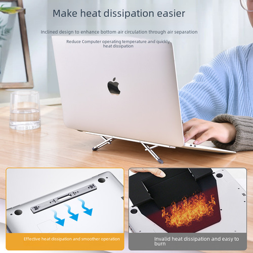 Penfei Laptop Stand Desk riser Portable cooler Floating vertical support stand Gift customization