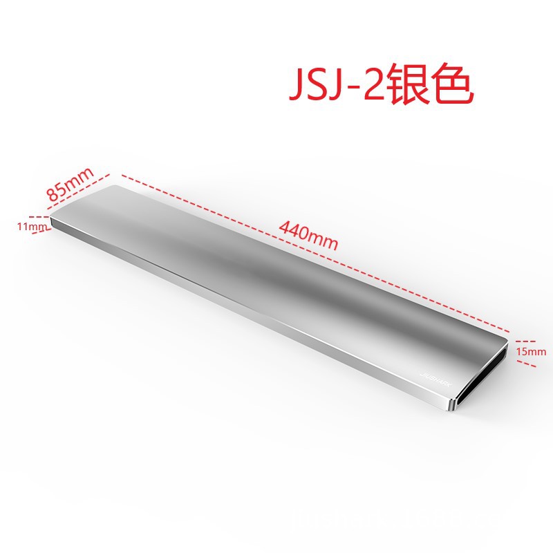 JIUSHARK Teclado mecánico de nueve tiburones, soporte de mano, soporte de muñeca, soporte de aleación de aluminio, centro de escritorio hueco, instalación gratuita, perforación