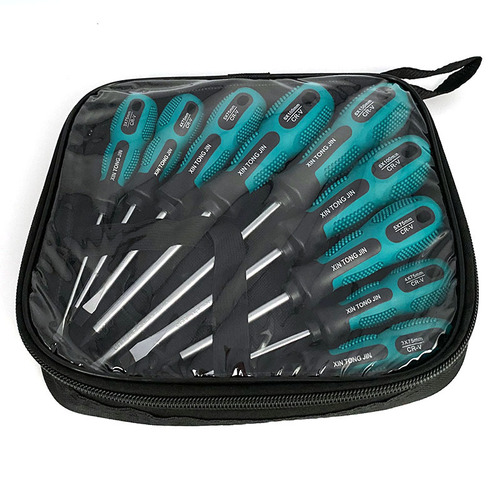 Cross screwdriver set multifunctional combination metal tools with magnetic screwdriver cross slotted screwdriver set