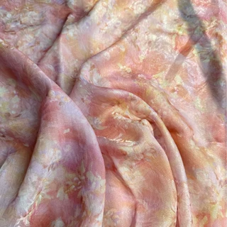 粉黛浮光锦童装提花面料旗袍 中式连衣裙夏秋印花定制汉服DIY布料