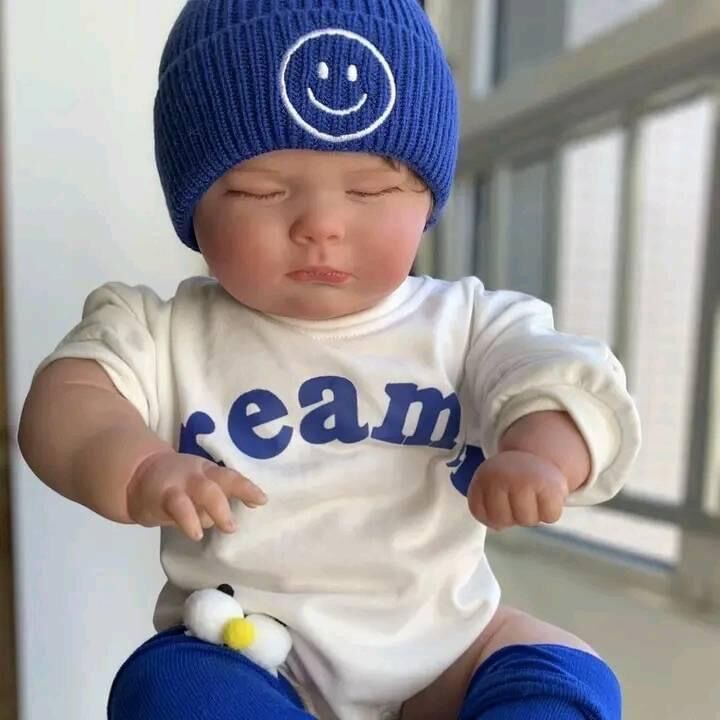 NPK 60cm Joseph simulación bebé reborn muñeca hecha a mano sangre venosa seda visible transfronteriza suministro