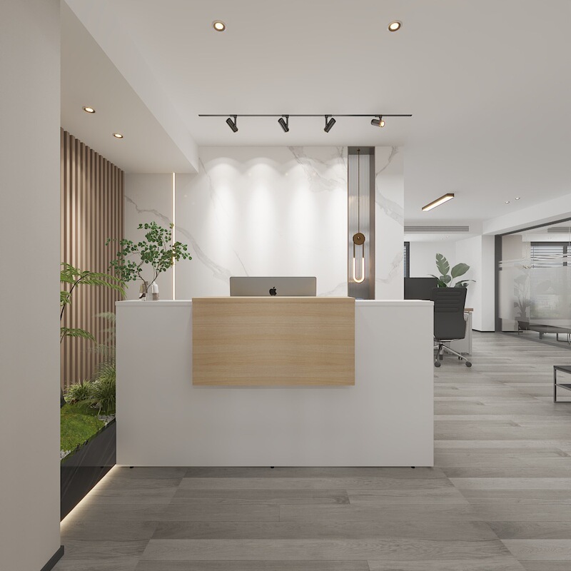 简约收银台小型便利店服装店美容院店铺接待台饭店柜台公司前台|undefined
