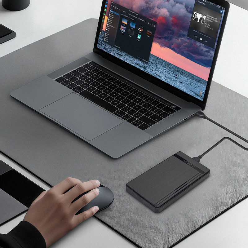 type-c移动硬盘盒子USB3.1拉丝固态硬盘盒2.5ssd sata串口硬盘盒|undefined