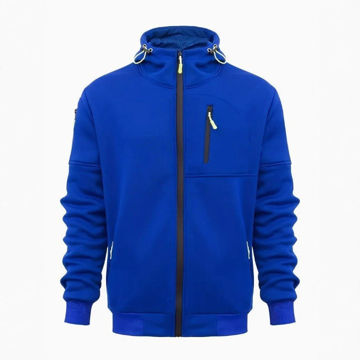 Cross-Border New Large Size Men's Autumn and Winter Sports Fitness Jacket Casual Arm Zipper Sweatshirt Cardigan Hooded Jacket Cross-Border New Large Size Men's Autumn and Winter Sports Fitness Jacket Casual Arm Zipper Sweatshirt Cardigan Hooded Jacket