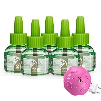 Jintong Электрический репеллент от комаров жидкий репеллент от комаров жидкость без запаха Электрический репеллент от комаров 5 бутылок жидкий костюм