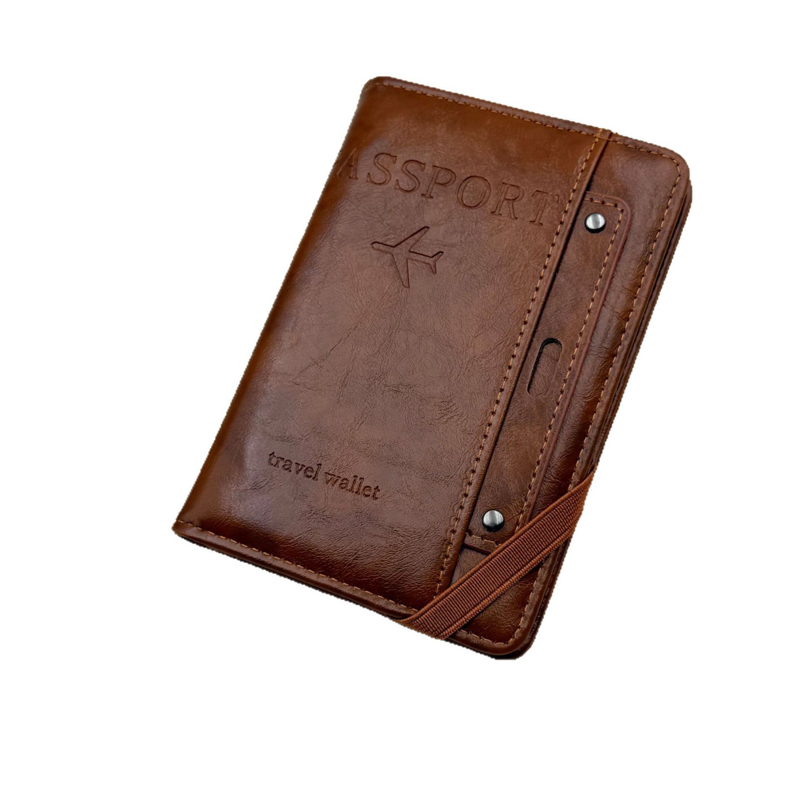 Fábrica directa antirrobo cepillo REID pasaporte bolsas tarjetas bolsas de billetes de avión bolsas de almacenamiento de viajes bolsas de almacenamiento de certificados multifuncionales