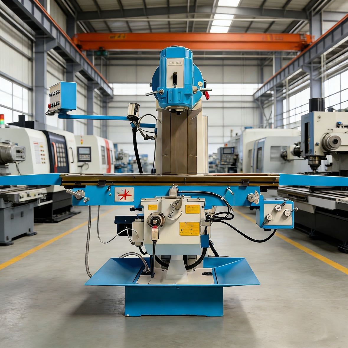 立式铣床X5036三轴数显铣床万能升降台铣床自动进刀机床