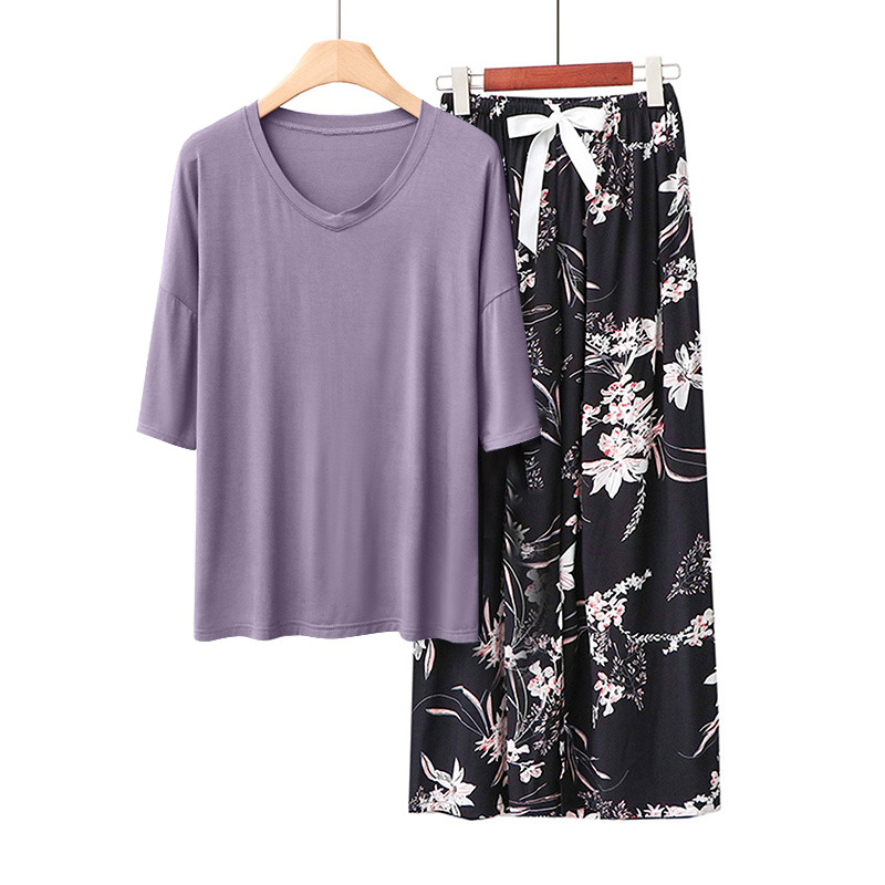 보라색 + 검은 난초 풀