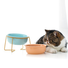 Cat bowl cat food bowl ceramic slanted mouth ؈؈ʳմ1