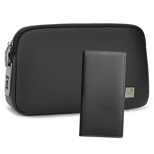 Black hand loop bag, wallet