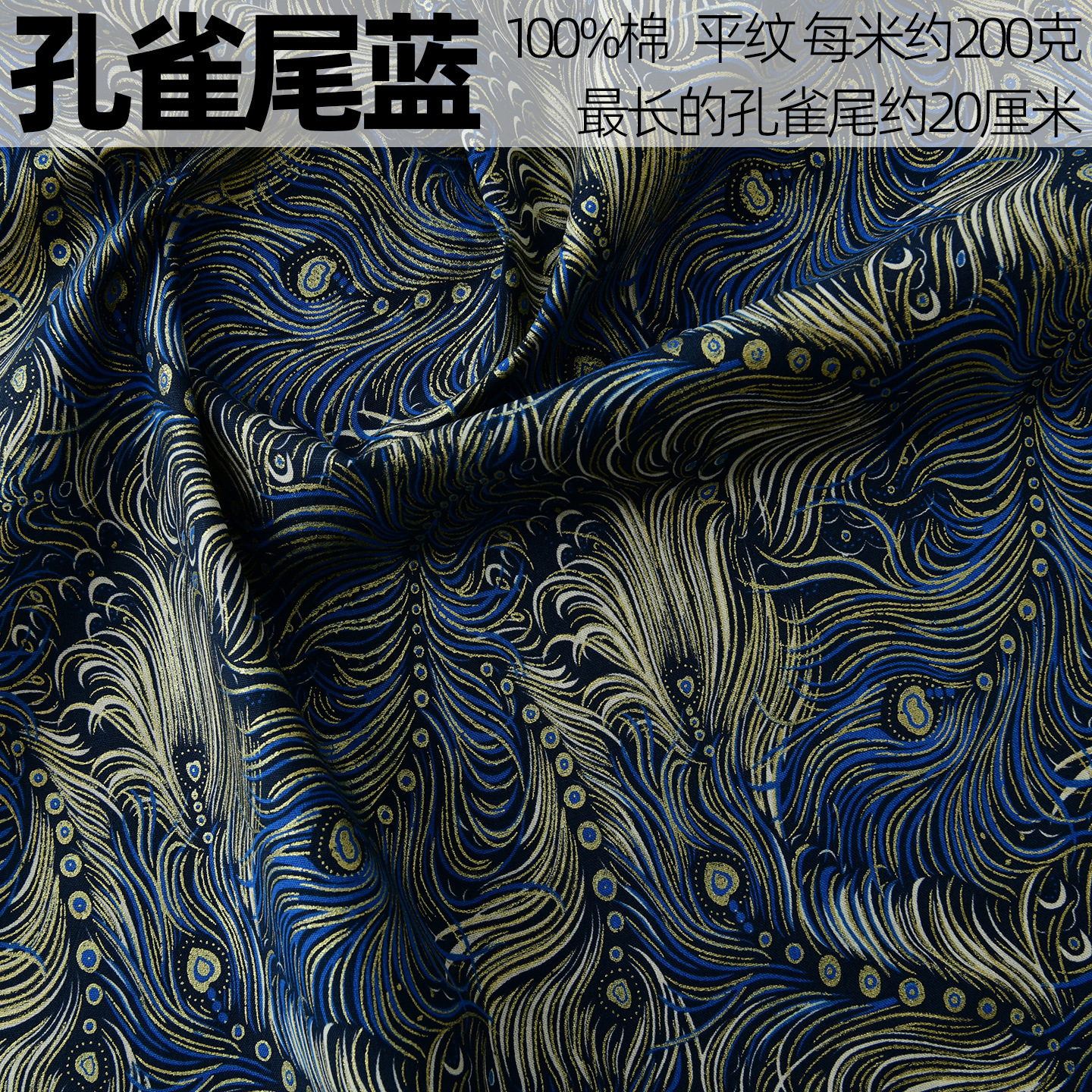 공작 꼬리 블루