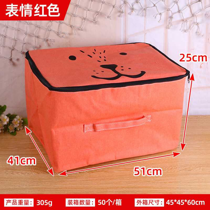 Transfronterizo Amazon algodón y lino plegable caja de almacenamiento de ropa juguetes diversos fabricantes de canasta de lavandería