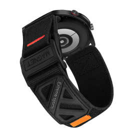 新品适用 华为 磁吸三星手表表带回环表带登山尼龙帆布运动魔术贴