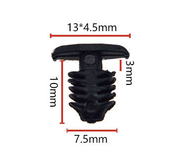 Hebilla de la tira de goma del coche del clavo F30 OE:864384A100 (864384A100)