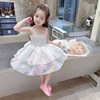 Sleevless dress, skirt, summer clothing, fresh small princess costume, city style