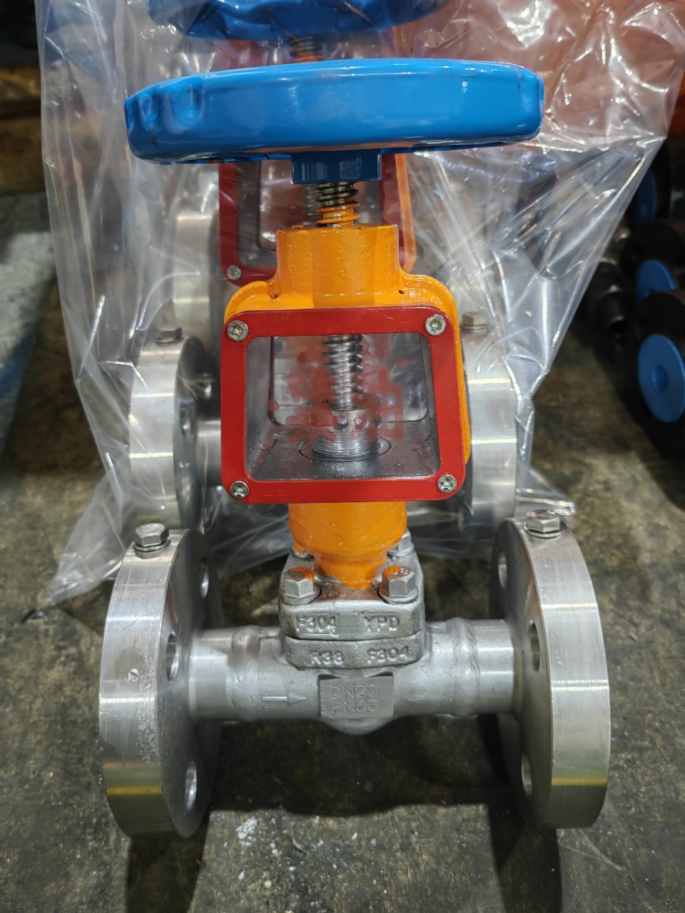 不锈钢氧气专用截止阀 法兰脱脂禁油带防尘罩防截止阀304/316材质