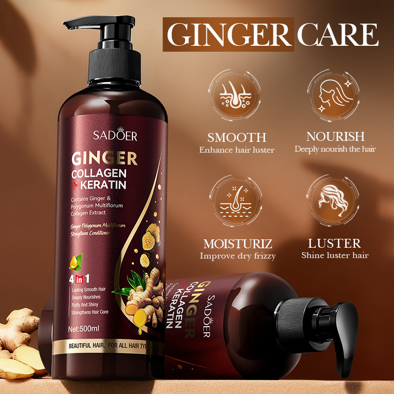 (Cross-border trading), (Wholesale), conditioner with ginger, English, contains Reynoutria multiflora 2