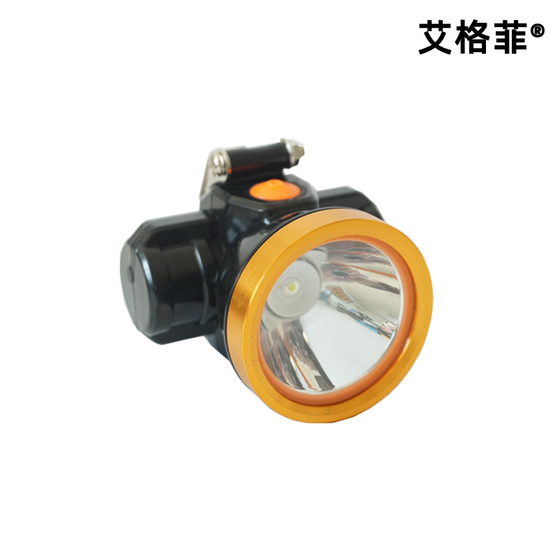 Aigfei Led High-Brightness Lithium Battery Head-Mounted Mining Headlamp Coal Mine Strong Light Waterproof Rechargeable Mining Lamp