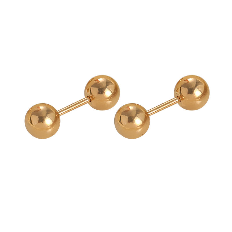 Hypoallergenic Titanium Sleep Stud Earrings For Comfortable Healing_voghion.com