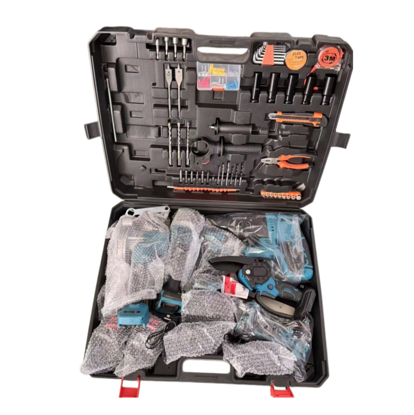 Wholesale Brushless Lithium-ion Angle Grinder Polish Machine Cordless Drill Rotary Hammer Impact Driver Circular Saw Electric Chain Saw Set