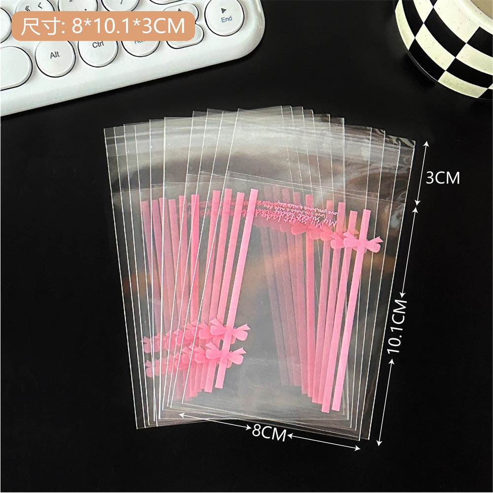 Nuevo color rosa azul linda bolsa ziplock niña bolsa de embalaje Idol pequeña tarjeta bolsa de almacenamiento bolsa de embalaje de dulces al por mayor