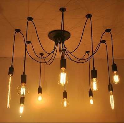 客厅酒吧咖啡厅多头蜘蛛吊灯餐厅服装店天女散花吊灯枝型多头吊灯